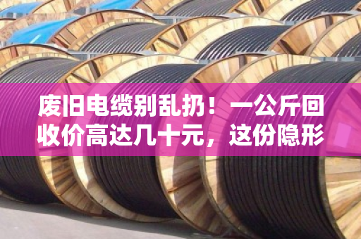 废旧电缆别乱扔！一公斤回收价高达几十元，这份隐形财富你赚到了吗？