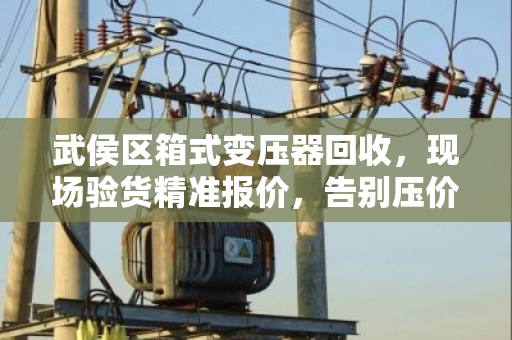 武侯区箱式变压器回收，现场验货精准报价，告别压价陷阱，泊祎回收让您卖得明白！